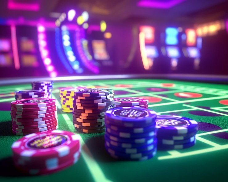 Casino-style games including slots and live table games on 110000